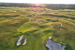 Prairie Club (Dunes) 17th Approach Aerial